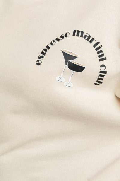 espresso martini club pullover // cream