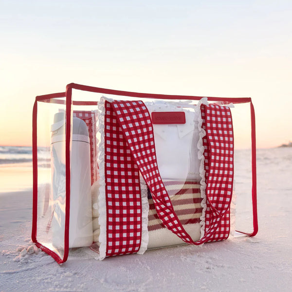 Case-Mate Jelly Tote Bag / Cherry Red Gingham