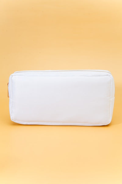 classic plain small makeup pouch // multi colors available