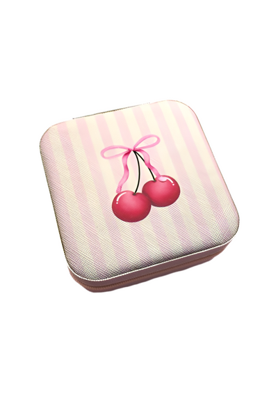 jewelry travel box / cherry