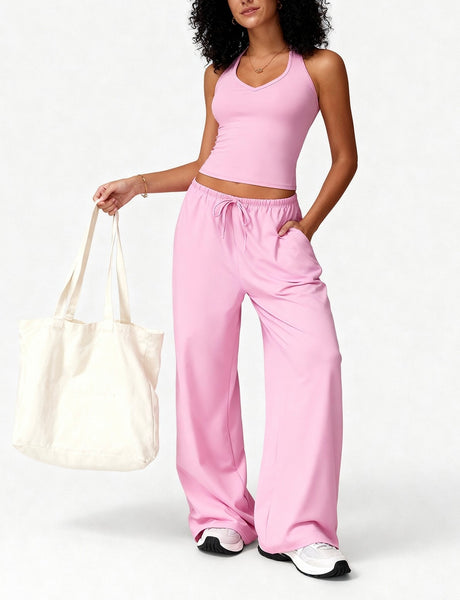 Addy Tank & Pant Set / Pink