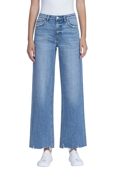 Victoria ankle length  jean / medium wash