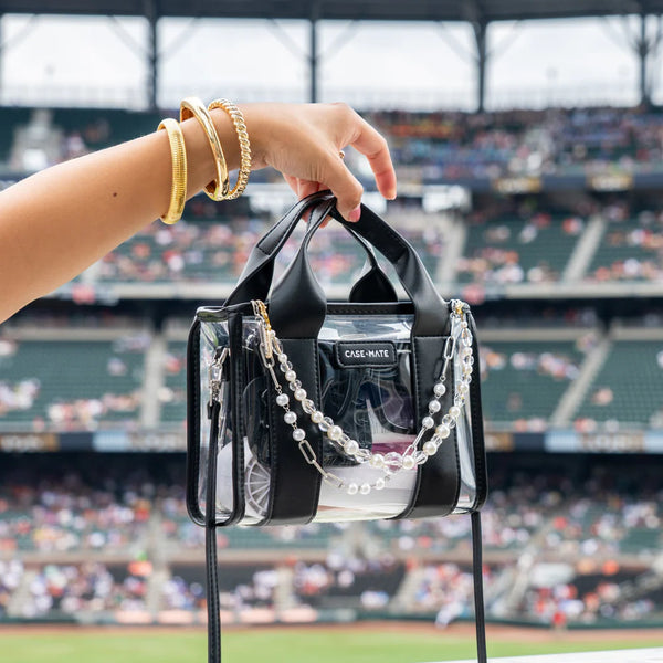Case-Mate Clear Stadium Bag / Midnight Black