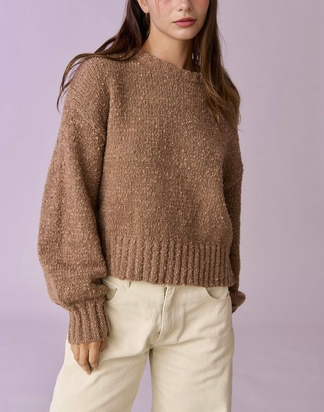 Everlee loose fit sweater / mocha