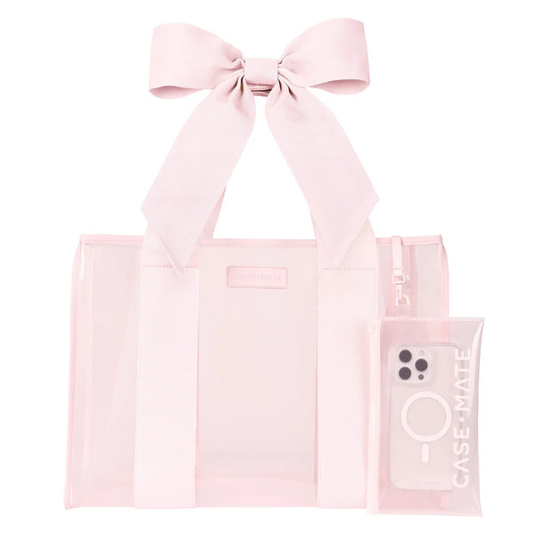 Case-Mate Jelly Tote Bag / Ballet Pink Bow
