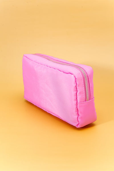 classic plain small makeup pouch // multi colors available