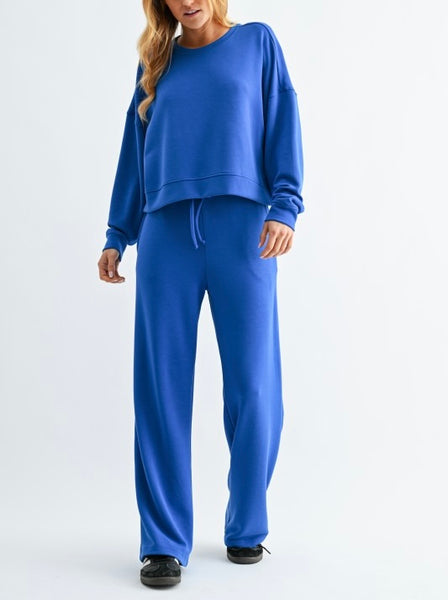 laguna modal sweatshirt / royal