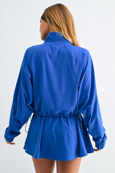 sculpt 1/4 zip pullover / royal