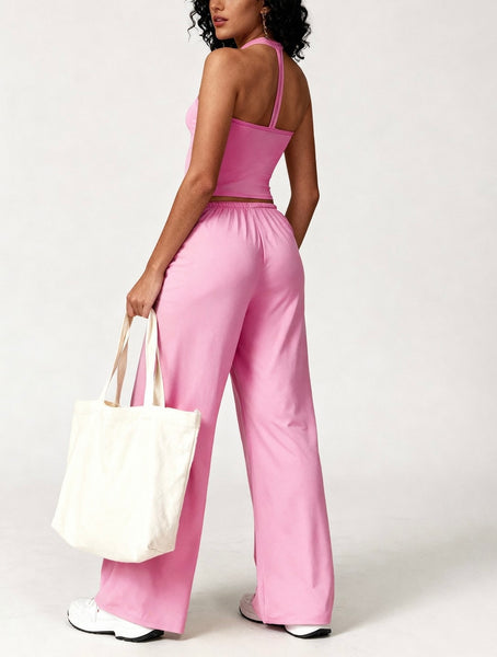 Addy Tank & Pant Set / Pink
