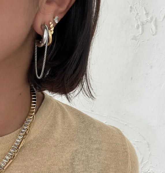 Bracha Lalli earrings / 2 tone