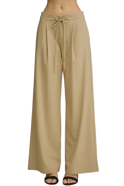 Chandler Drawstring Waist Pant / Oat