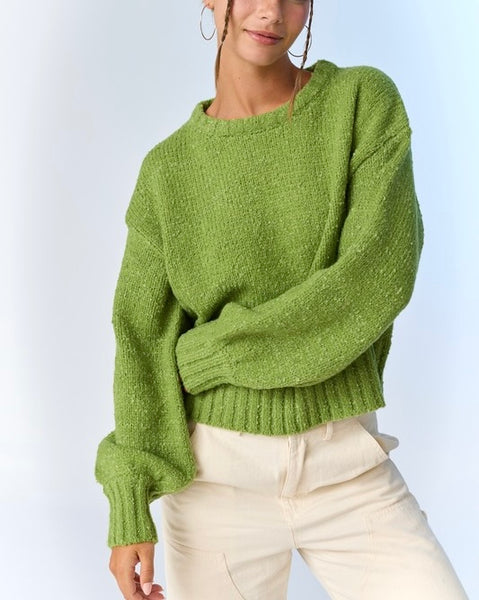 Everlee loose fit sweater / green