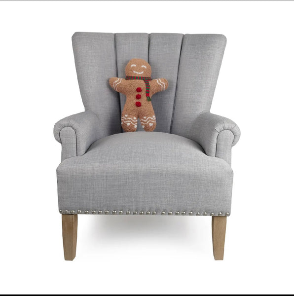 gingerbread man hook pillow