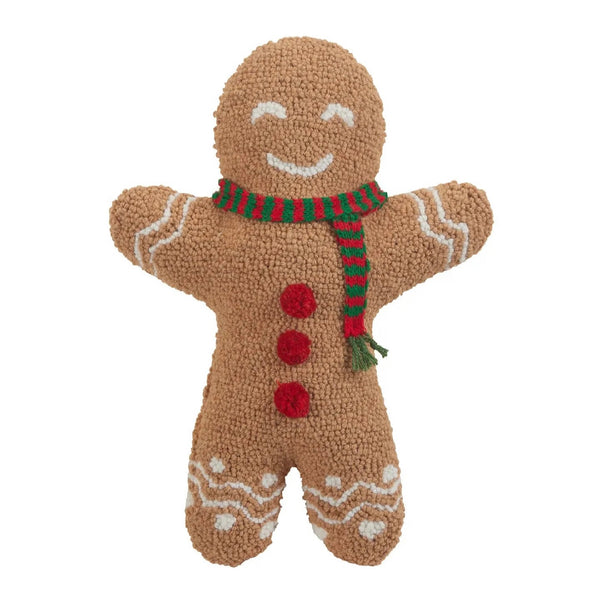 gingerbread man hook pillow