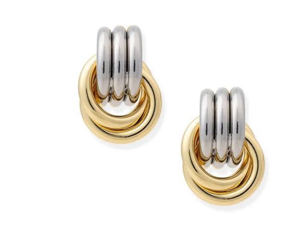 Bracha Capri earrings / 2 tone
