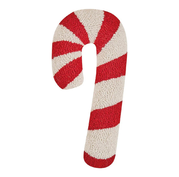 candy cane hook pillow