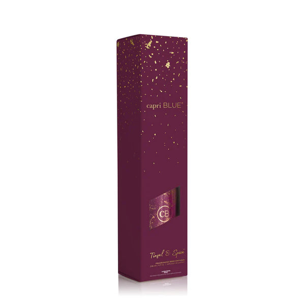 capri blue 8 oz reed diffuser / tinsel & spice