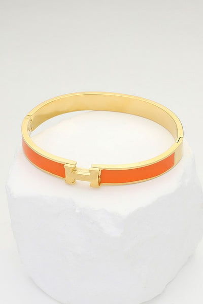 monogram H bracelet / multi colors available