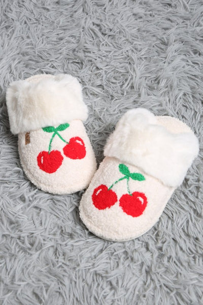 cherry slippers