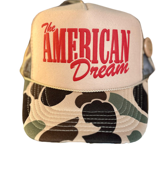 The American Dream trucker hat / camo
