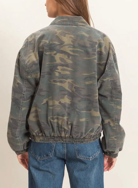 Camo Zip Up Jacket