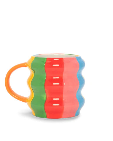 ban.do ceramic mug - rainbow wave