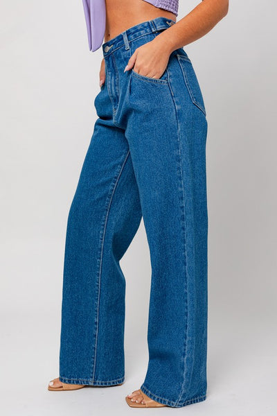 high waist trouser jean