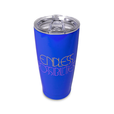 ban.do stainless steel tumbler with lid - endless possibilities