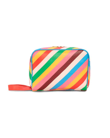 ban.do getaway toiletry bag - rainbow stripe