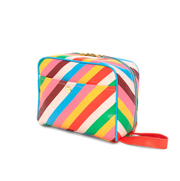 ban.do getaway toiletry bag - rainbow stripe