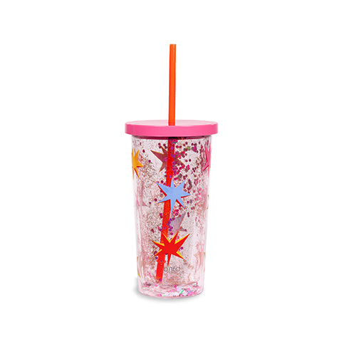 ban.do sip sip tumbler with straw - starburst