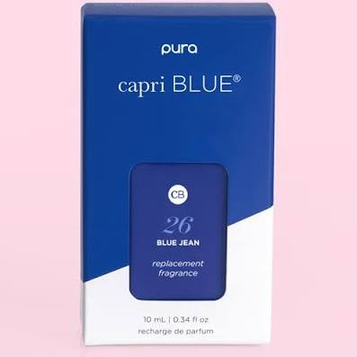 capri blue pura refill // blue jean